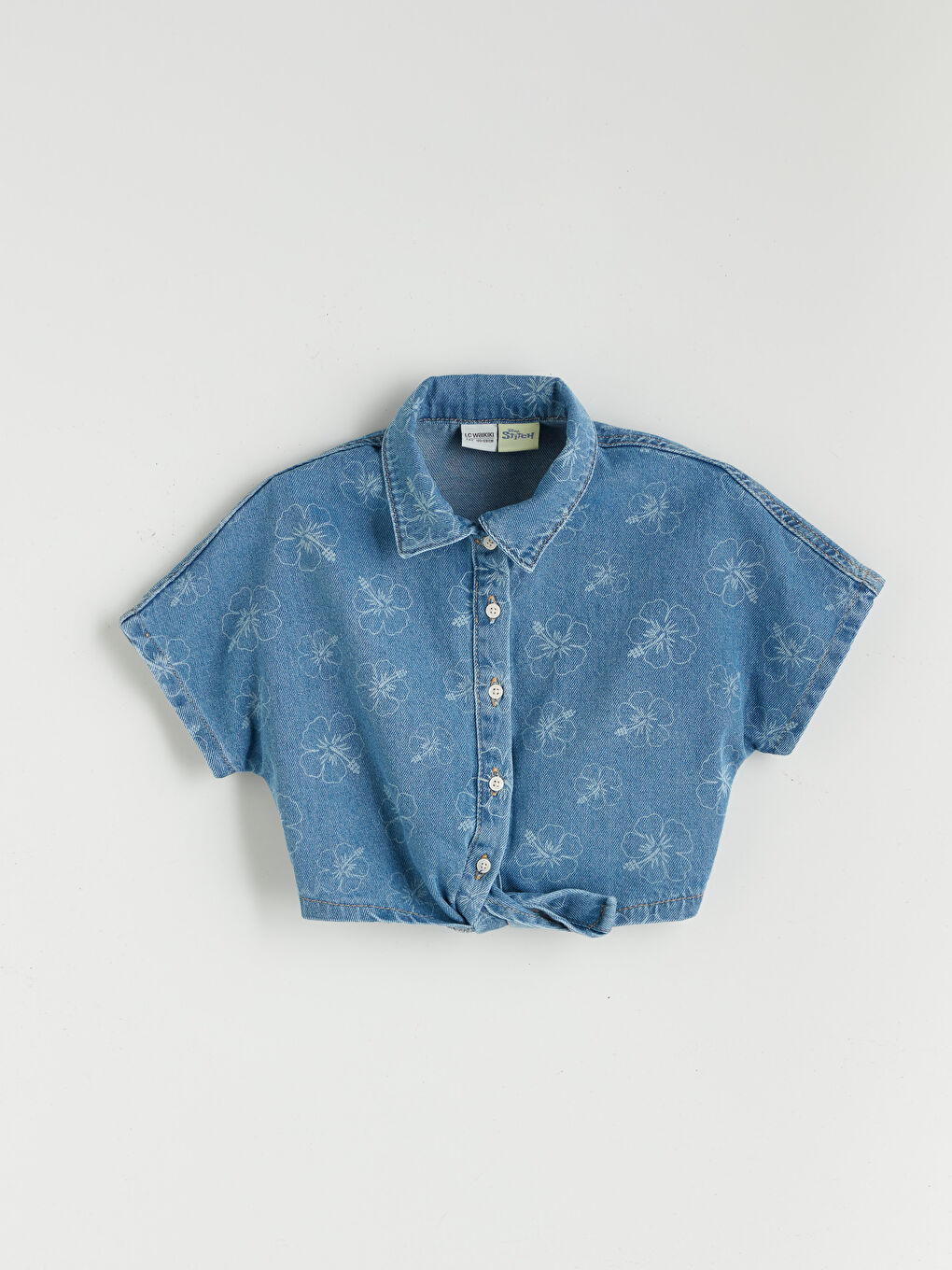 Girl INDIGO Denim Shirt -S5PT18Z4-H45