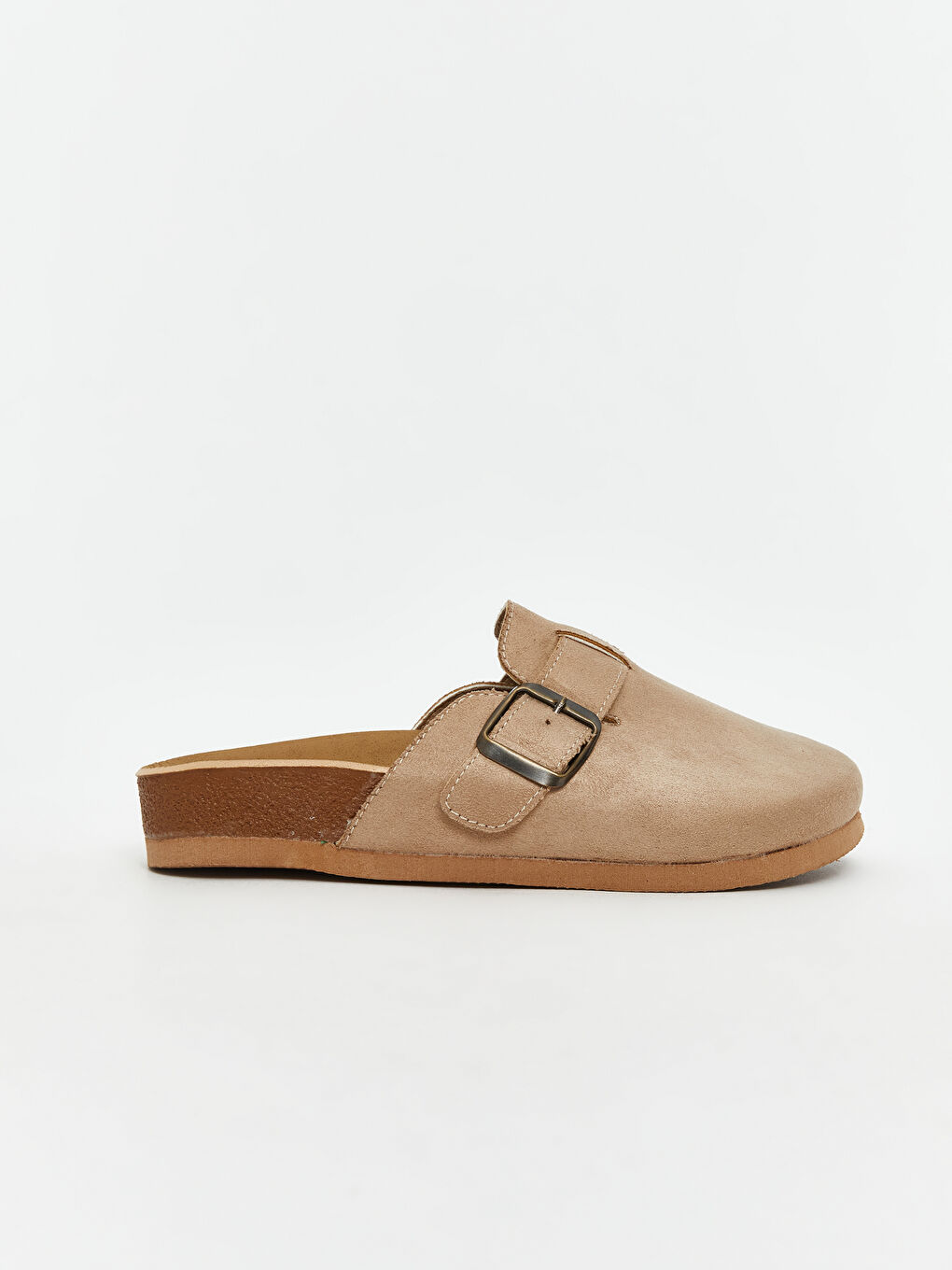 Kahverengi Süet Görünümlü Kız Çocuk Ev Terliği-1