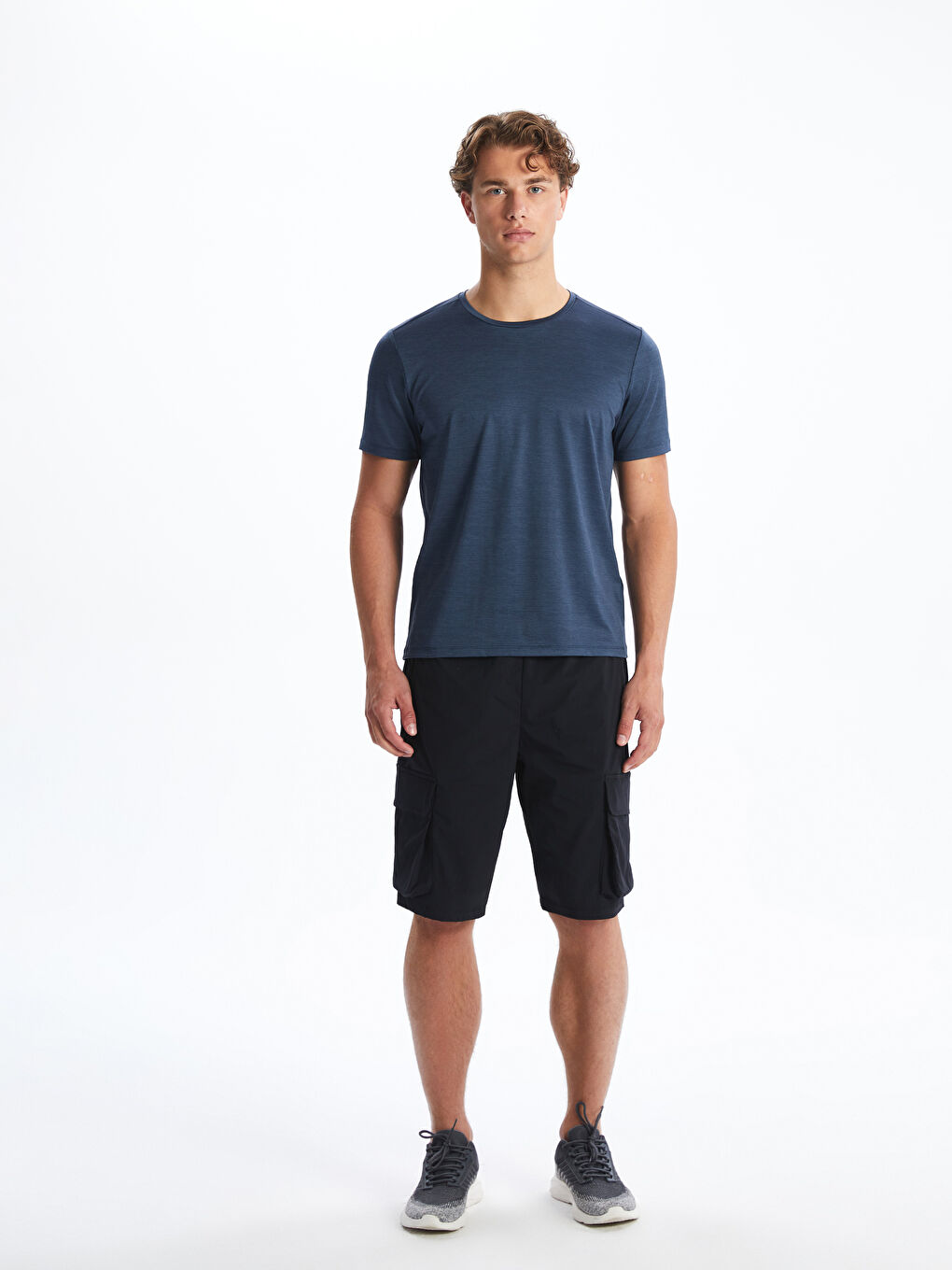 Crew Neck Men's Sports T-Shirt -S5PT41Z8-CRP