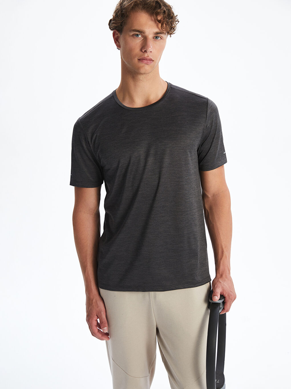 Crew Neck Men's Sports T-Shirt -S5PT41Z8-CZM