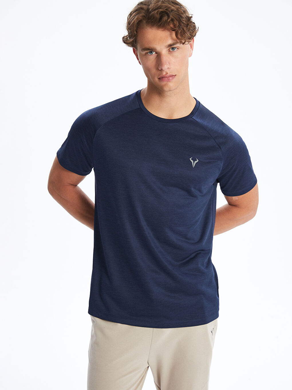 XSIDE ACTIVE Crew Neck Men's Sports T-Shirt -S5PT43Z8-D3X