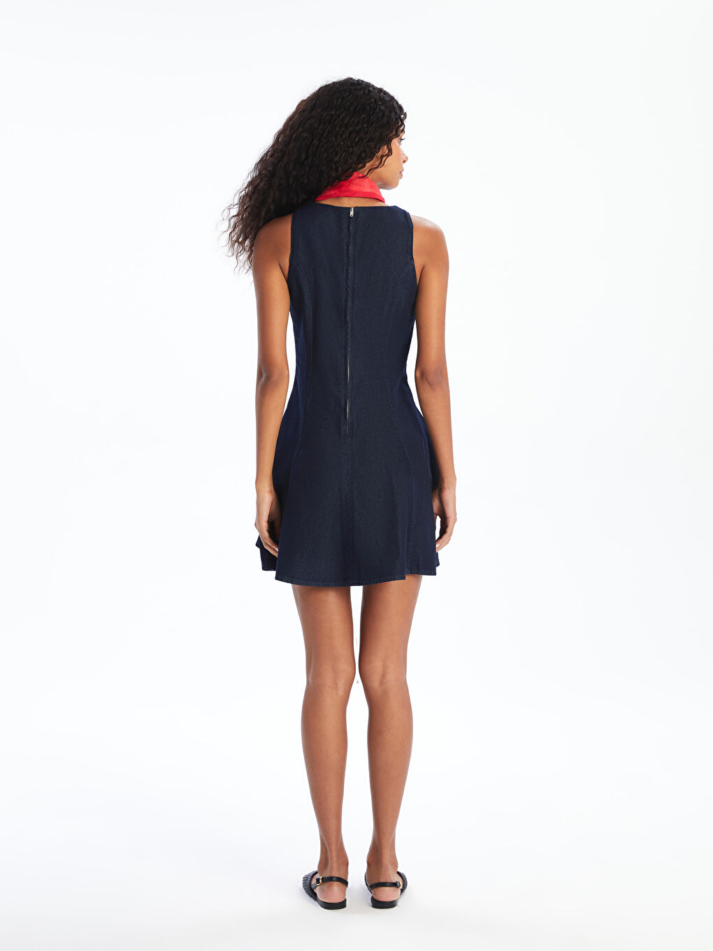 Woman INDIGO Denim Dress -S5PT95Z8-CS6