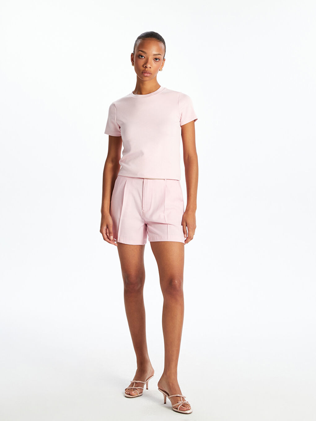 LCW Vision Crew Neck Women's T-Shirt -S5PU24Z8-FVB
