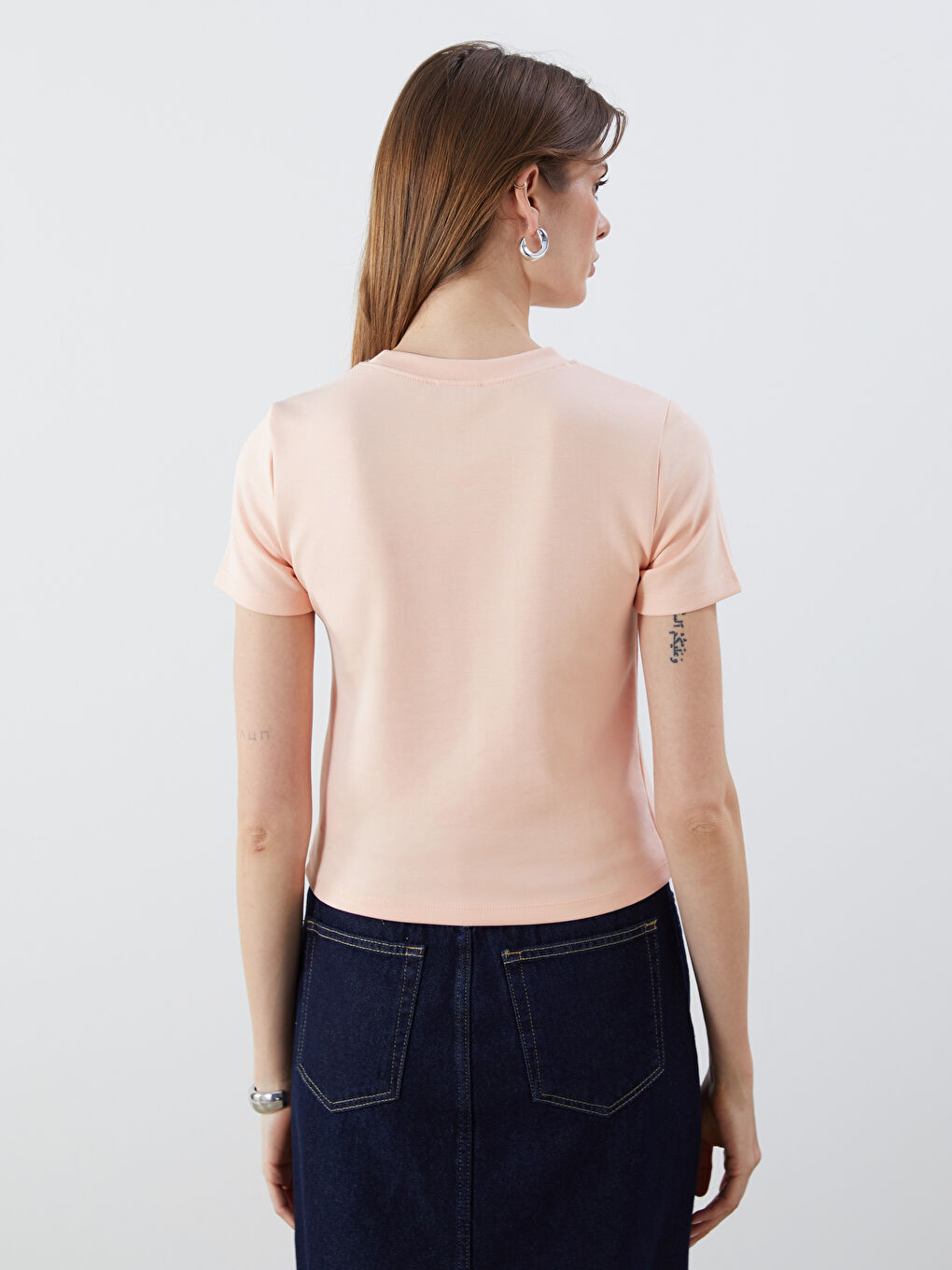 LCW Vision Crew Neck Women's T-Shirt -S5PU24Z8-G8X