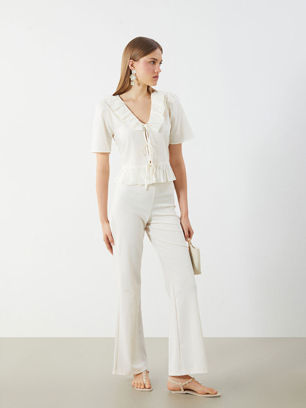 LCW Vision Elasticated Waist Women's Trousers -S5PU26Z8-FDL