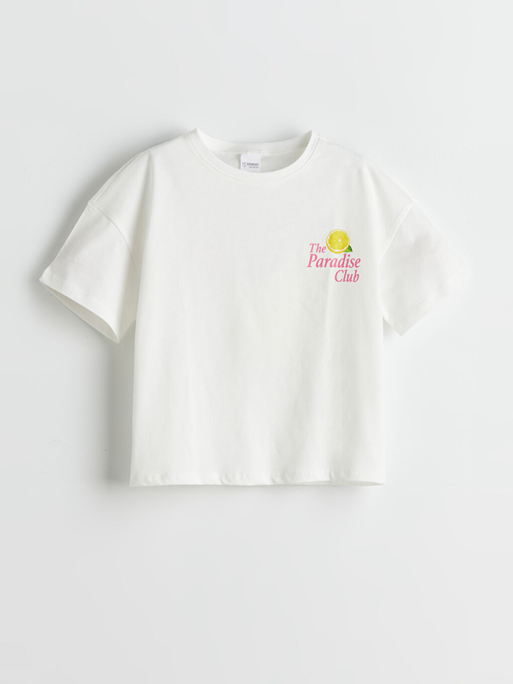 Crew Neck Girl's Shorts Pajama Set -S5PU37Z4-FDU