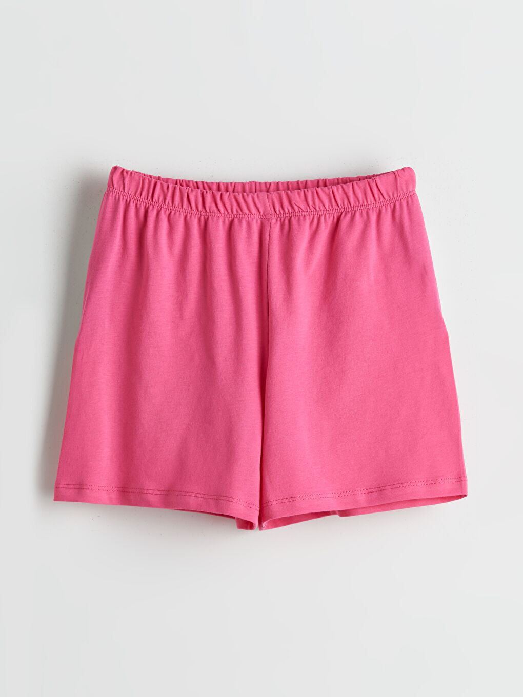 Crew Neck Girl's Shorts Pajama Set -S5PU37Z4-FDU