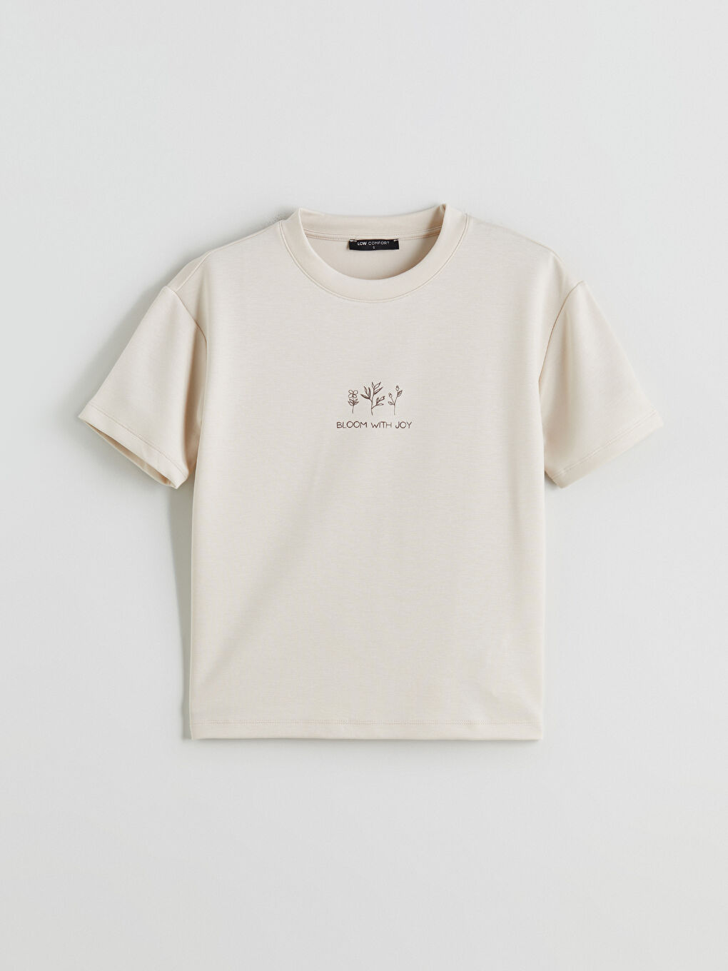 Crew Neck Printed Women's T-Shirt -S5PU45Z8-DEC