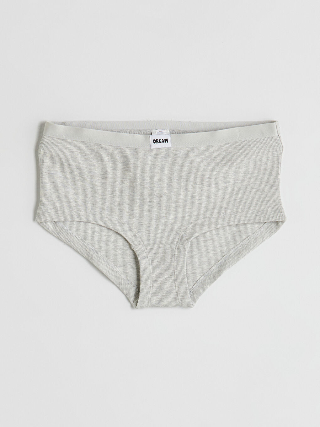 Gri Baskılı Boxer Külot