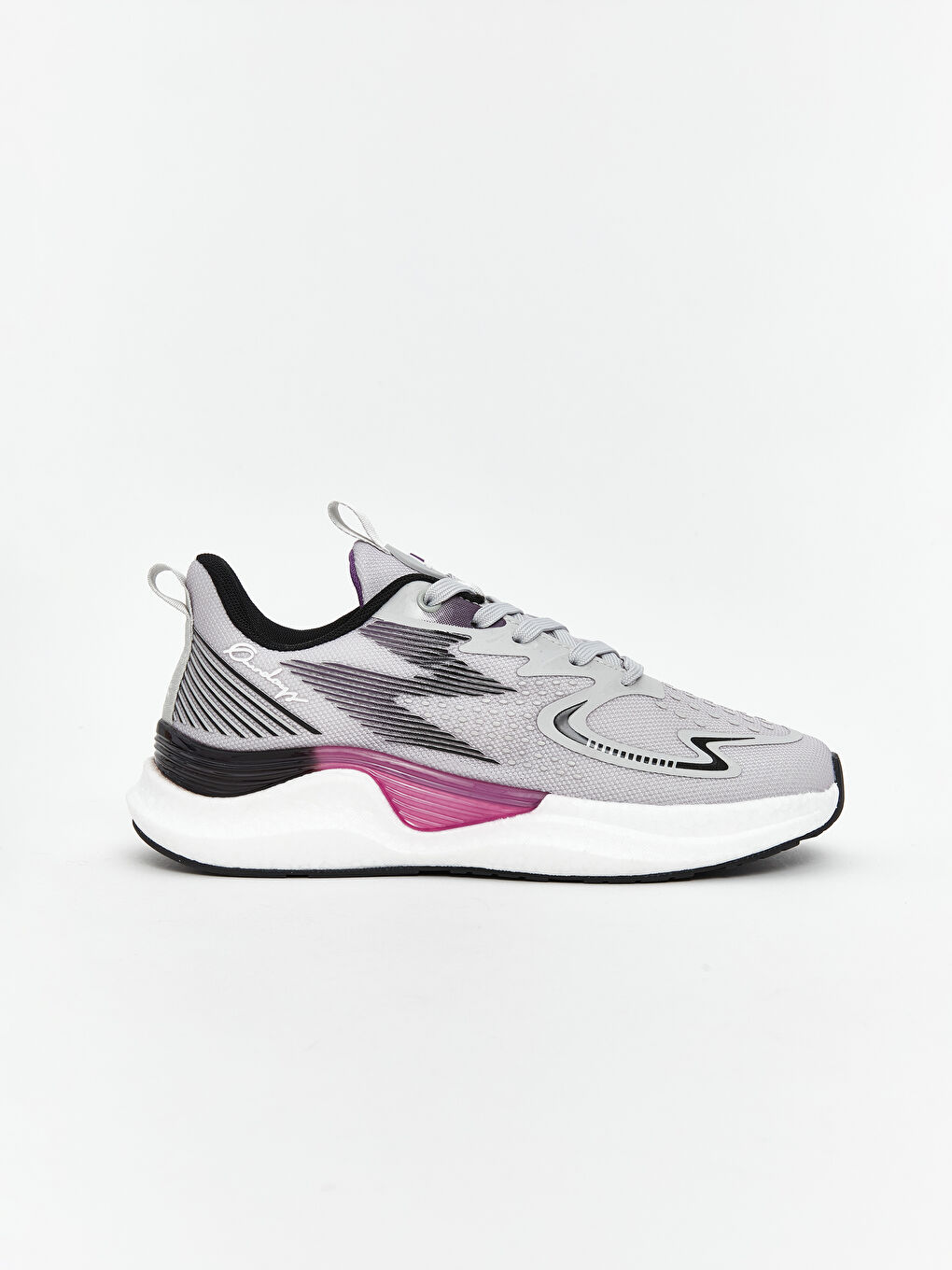 Gri Baskılı Kadın Spor Ayakkabı-1