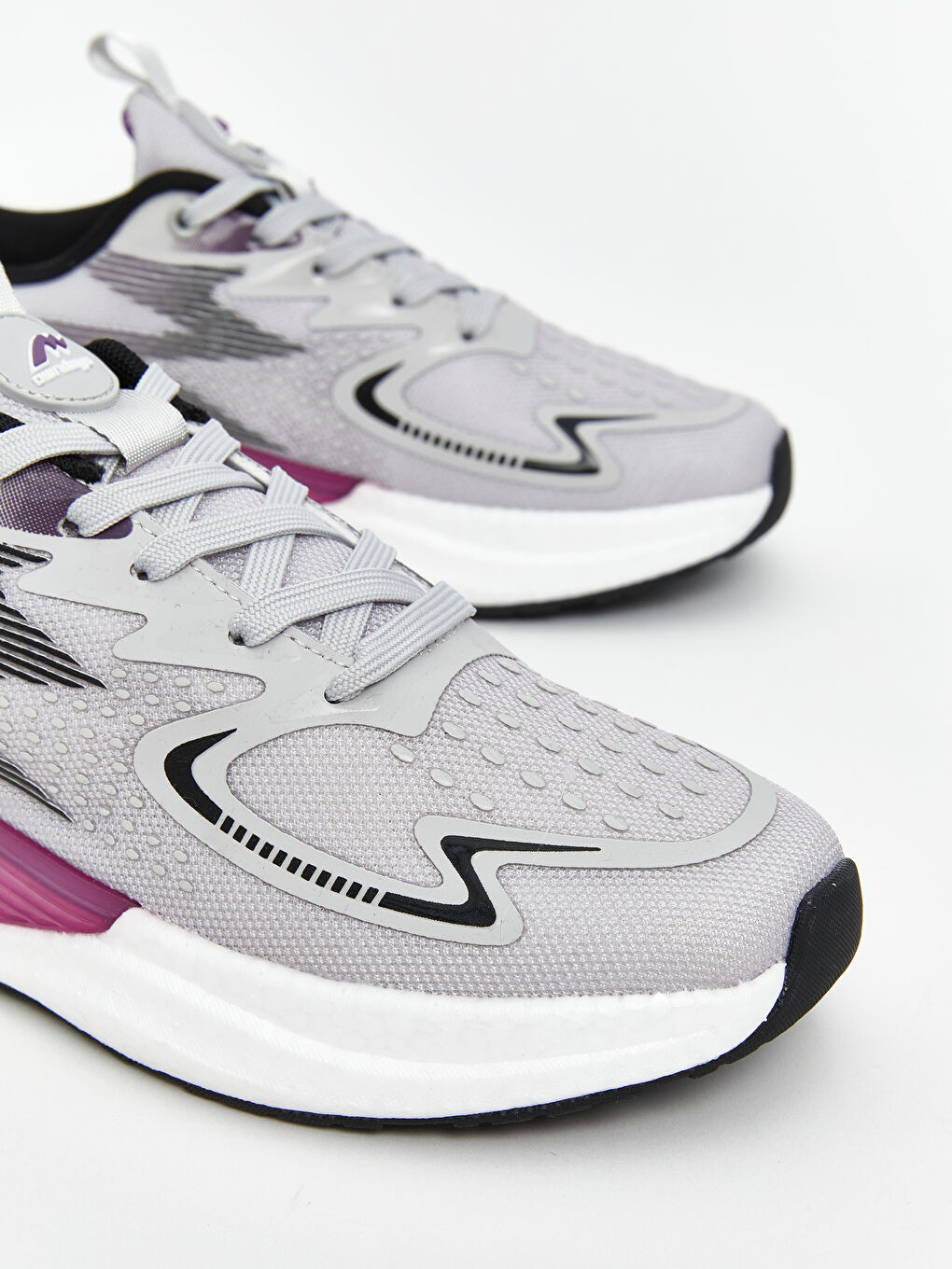 Gri Baskılı Kadın Spor Ayakkabı-2