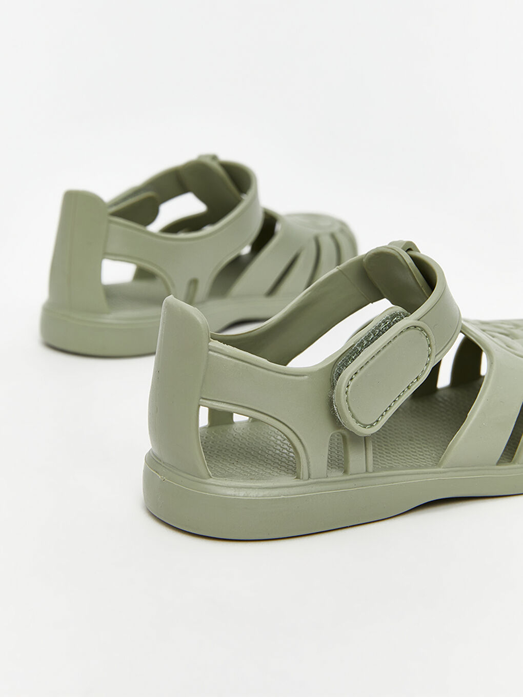 Yeşil Kız Bebek Plaj Sandaleti-4