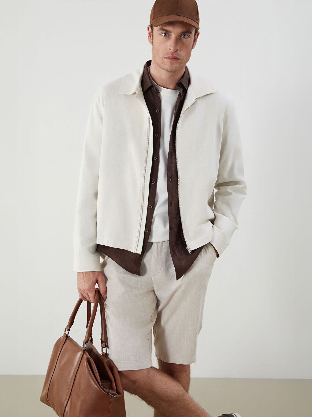 Regular Fit Jacket Neck Men's Coat