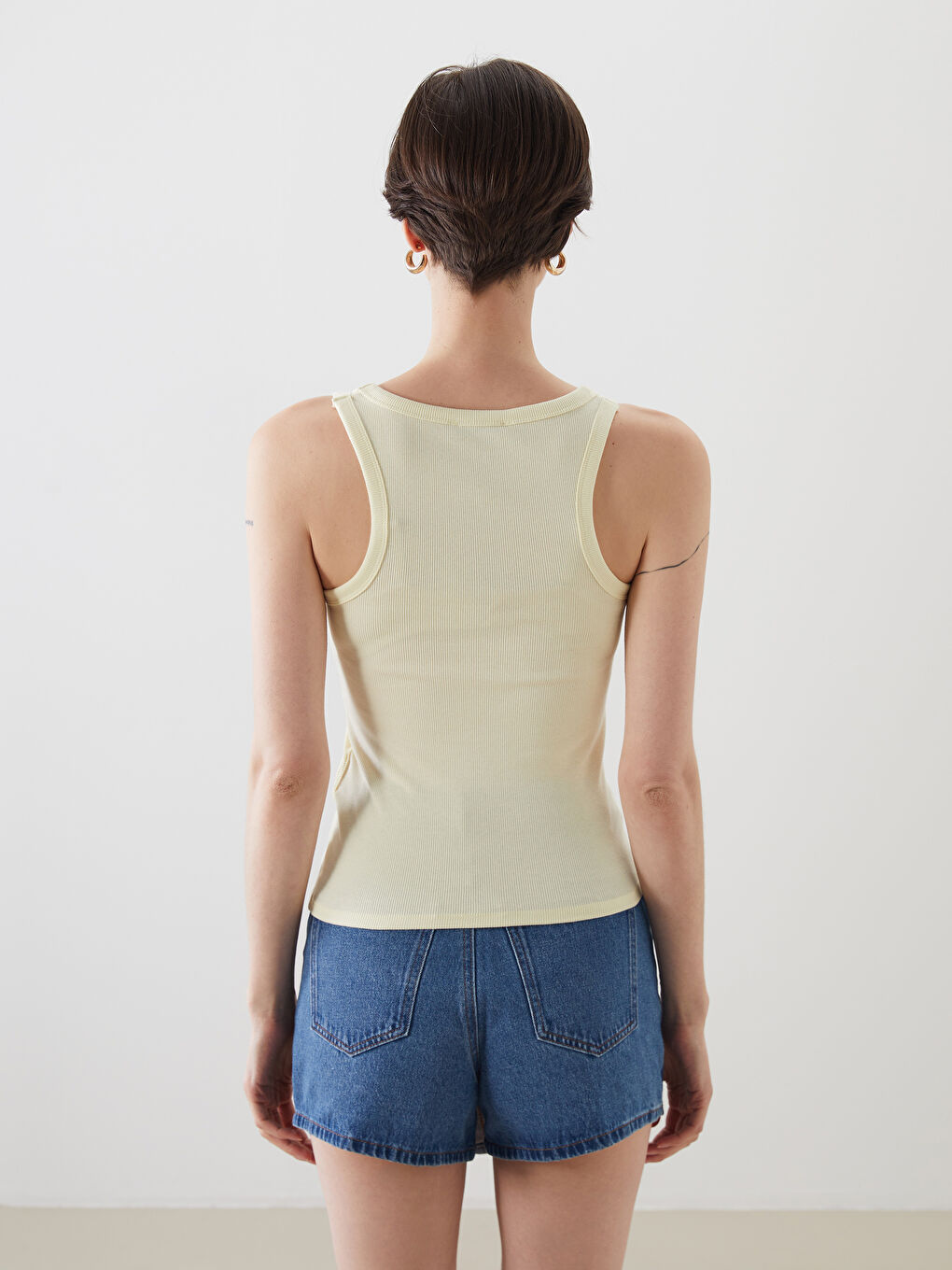 LCW Vision U Neck Women's Tank Top -S5PU79Z8-FDR