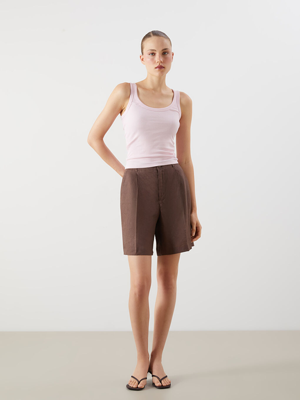 LCW Vision U Neck Women's Tank Top -S5PU79Z8-FXC
