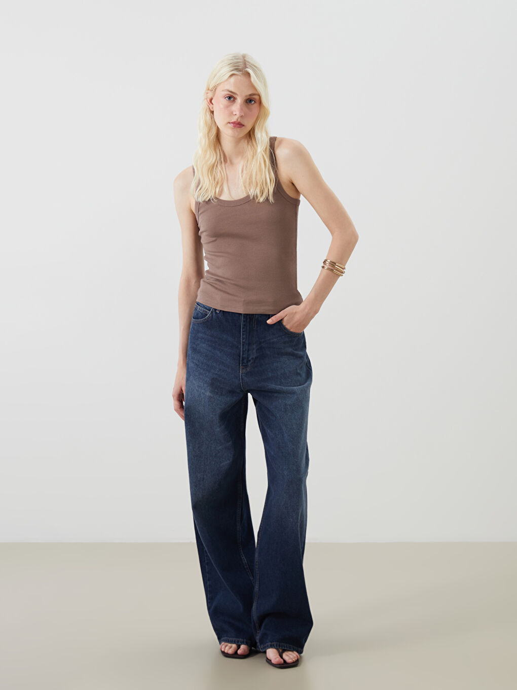 LCW ڤیژن تانک تۆپ قاوه‌یی ژن -S5PU79Z8-H2Q