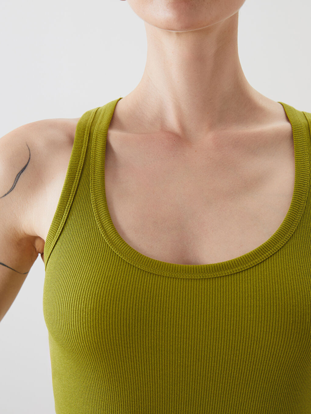 LCW Vision U Neck Women's Tank Top -S5PU79Z8-QZQ