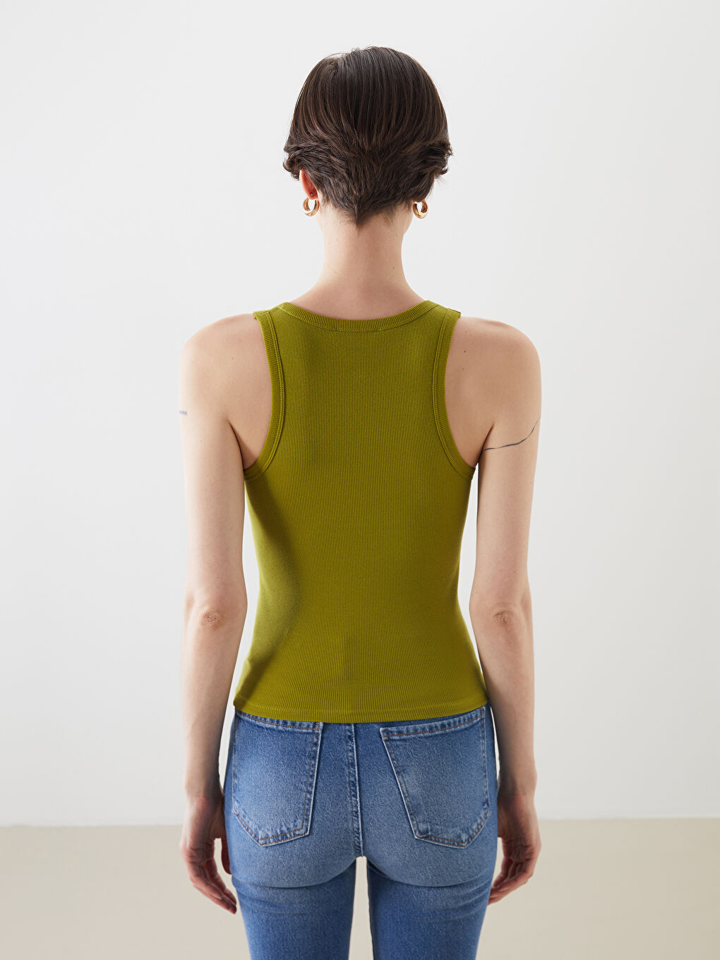 LCW Vision U Neck Women's Tank Top -S5PU79Z8-QZQ