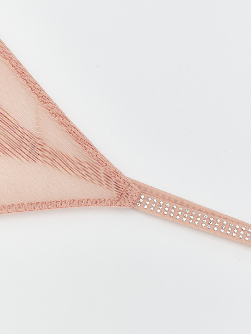 Pembe Düz Fantezi Tanga Külot-2