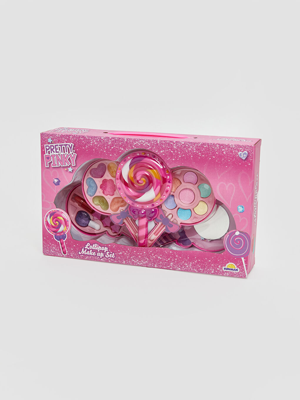 Lolipop Şekilli 2 Katlı Makyaj Güzellik Seti