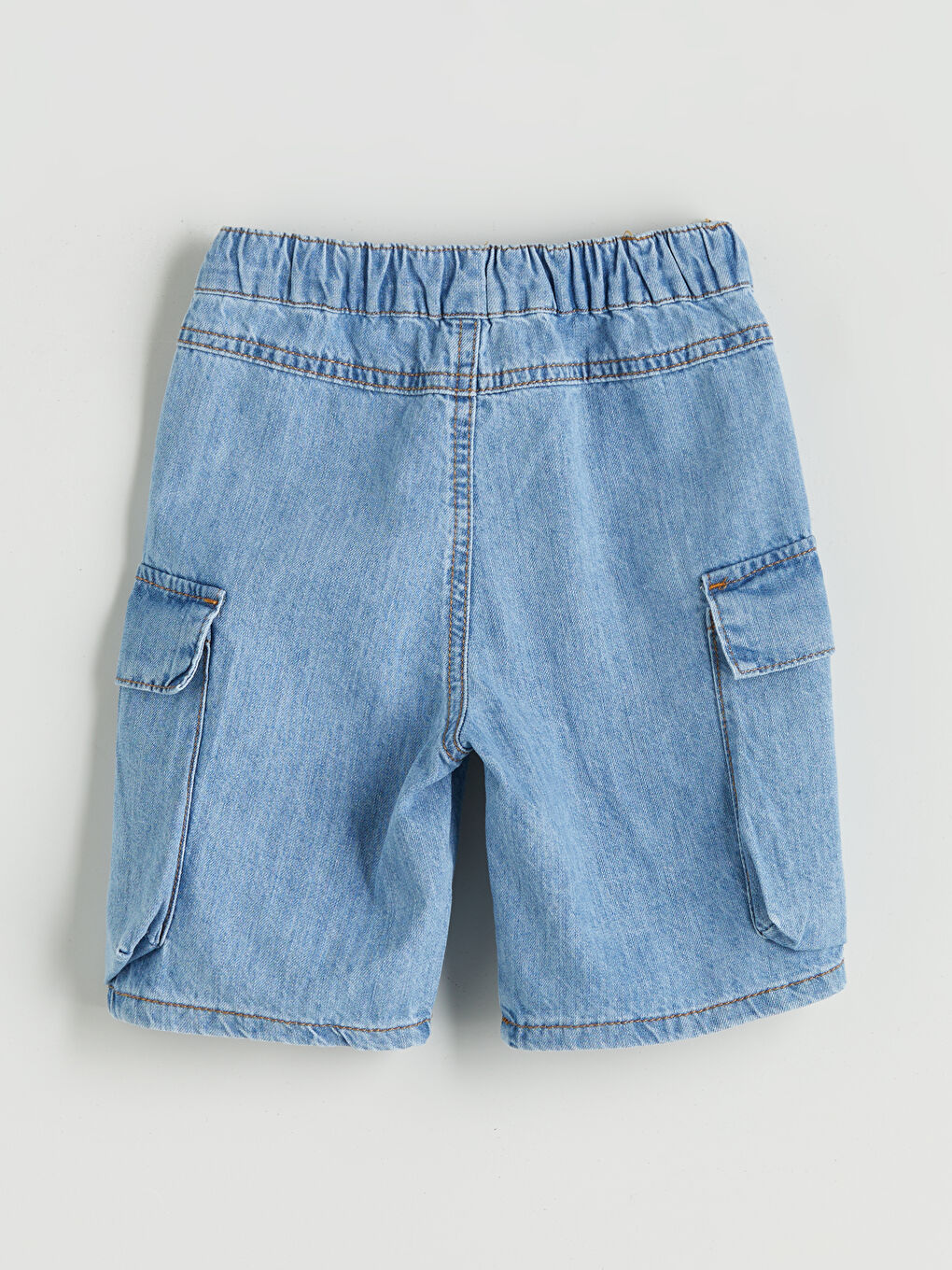 Elasticated Waist Basic Boys' Denim Shorts -S5PU98Z1-311