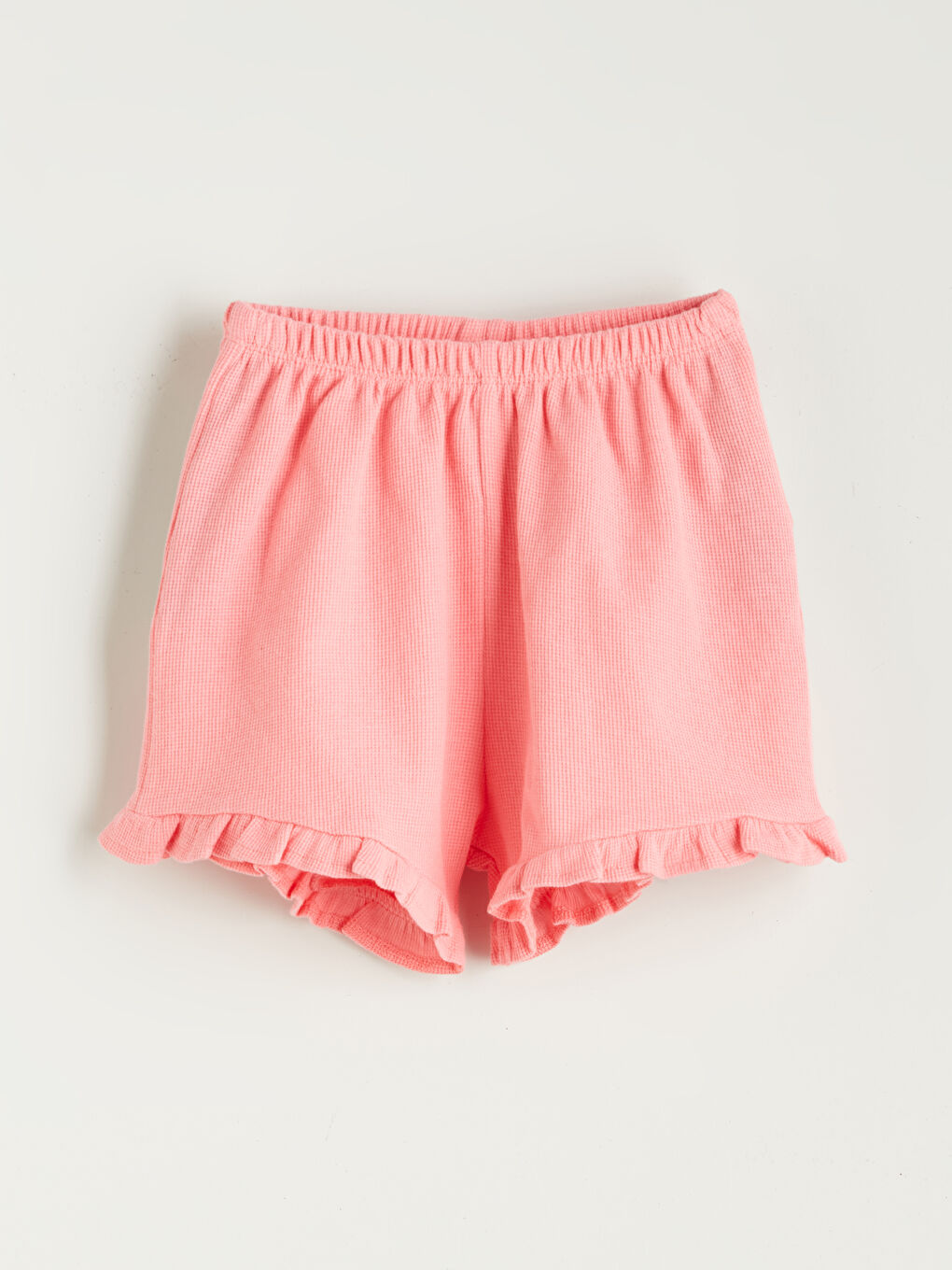 Pembe Fırfırlı Kız Bebek Şort