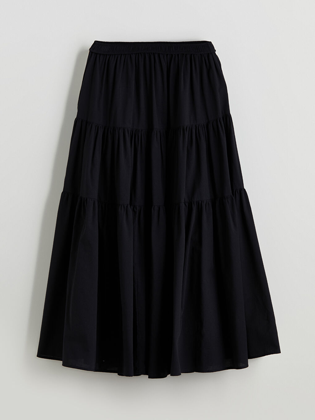 Elasticated Waist Layered Skirt -S5PV14Z8-CVL