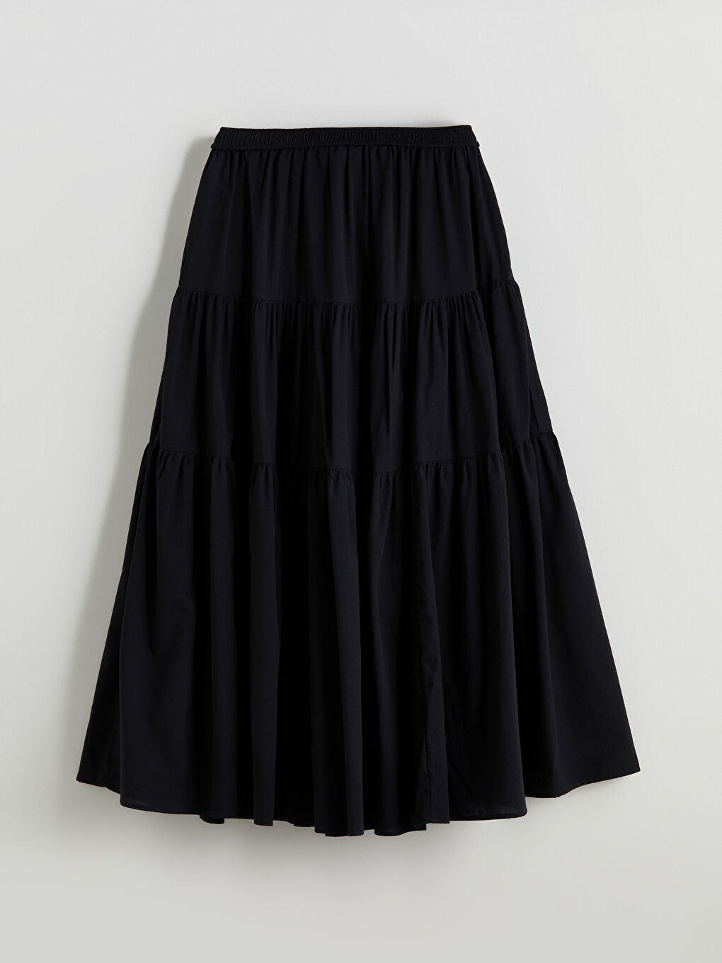 Elasticated Waist Layered Skirt -S5PV14Z8-CVL