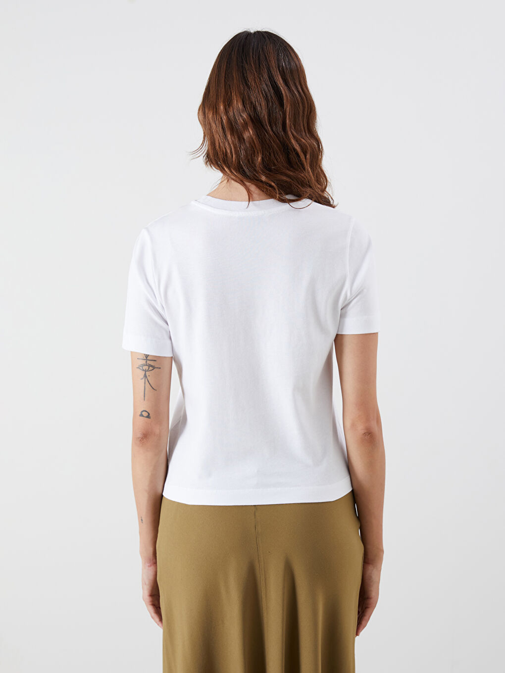 LCW Vision Crew Neck Embellished Women's T-Shirt -S5PV21Z8-R9J