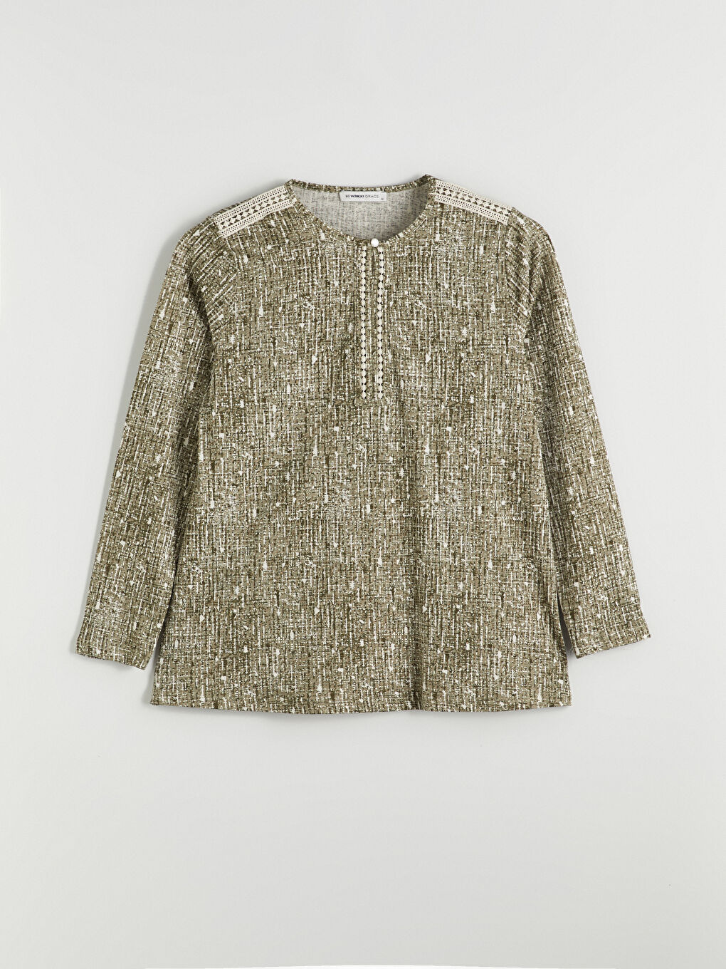 Woman KHAKI Blouse -S5PV23Z8-LS5