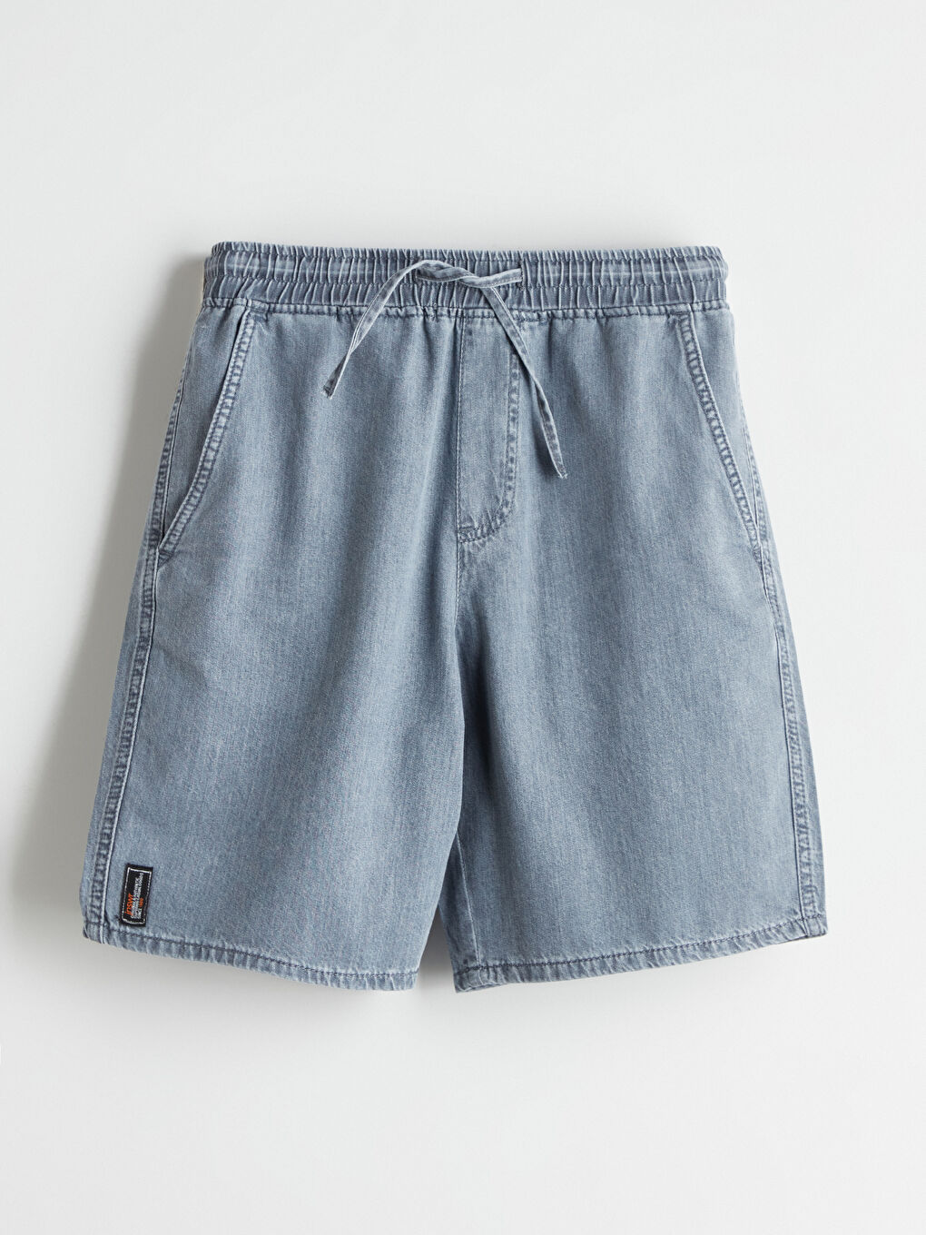 Short en Jean Coupe Décontractée pour Hommes-4