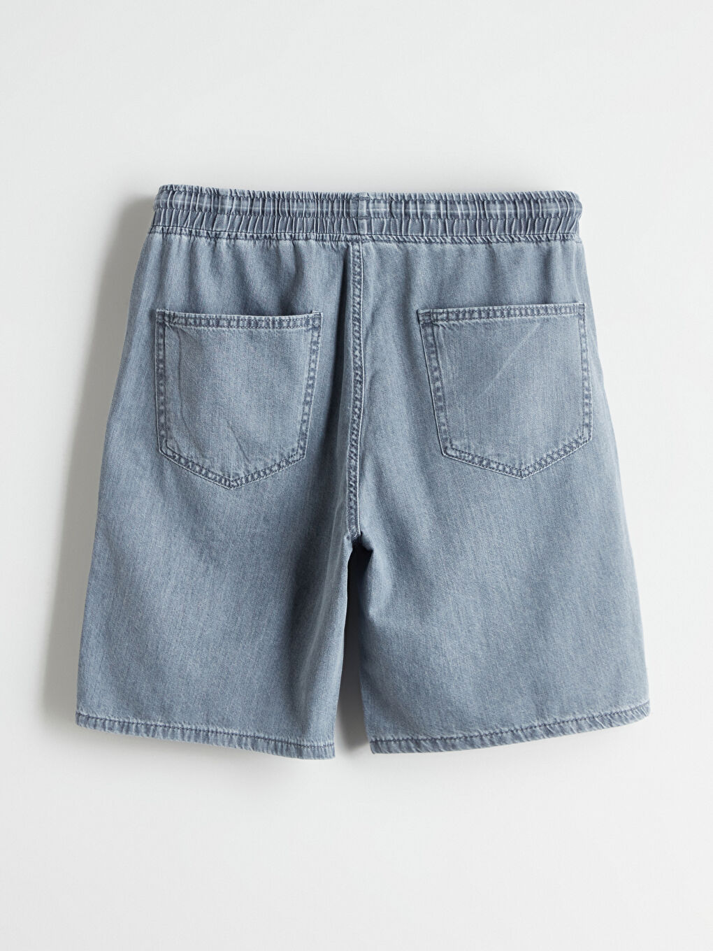Short en Jean Coupe Décontractée pour Hommes-5