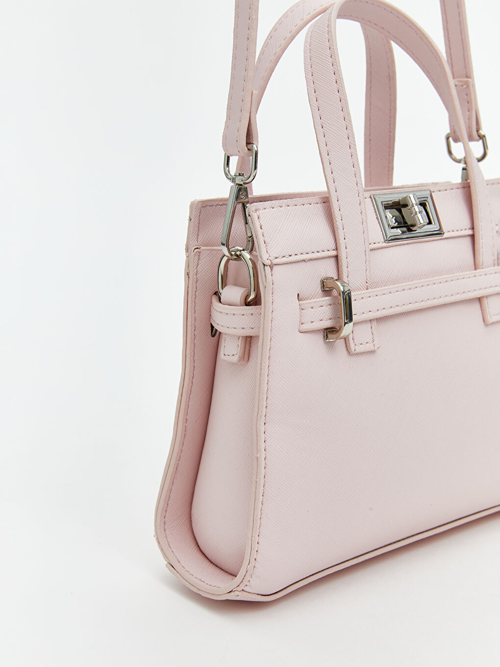 Pembe Çıkarılabilir Askılı Kadın Omuz Çantası-2