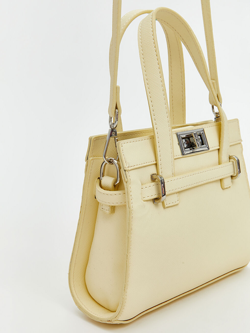 Sarı Çıkarılabilir Askılı Kadın Omuz Çantası-2