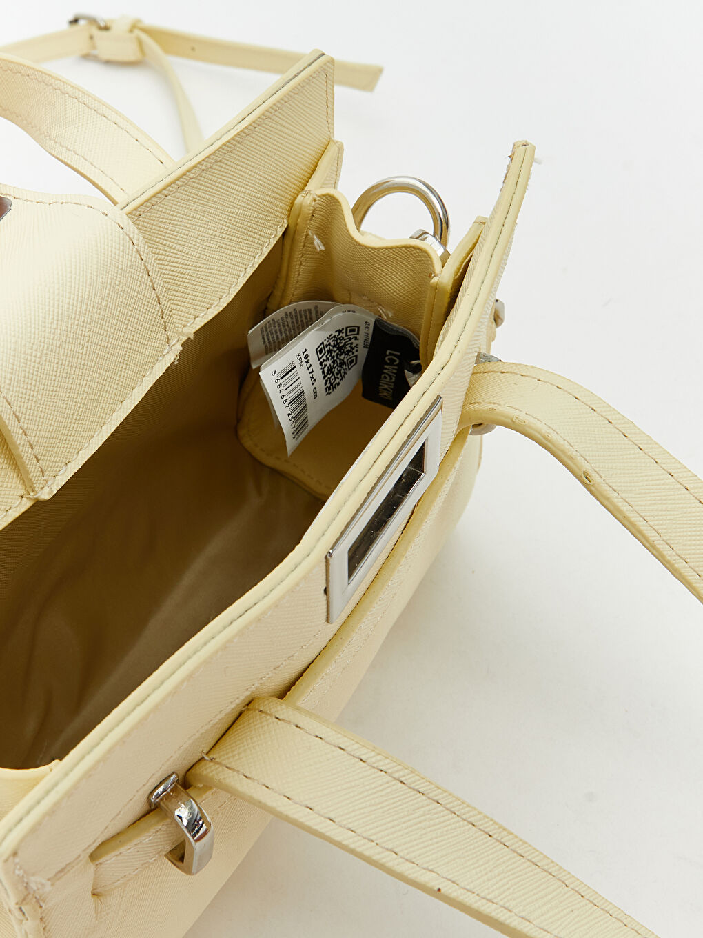 Sarı Çıkarılabilir Askılı Kadın Omuz Çantası-3