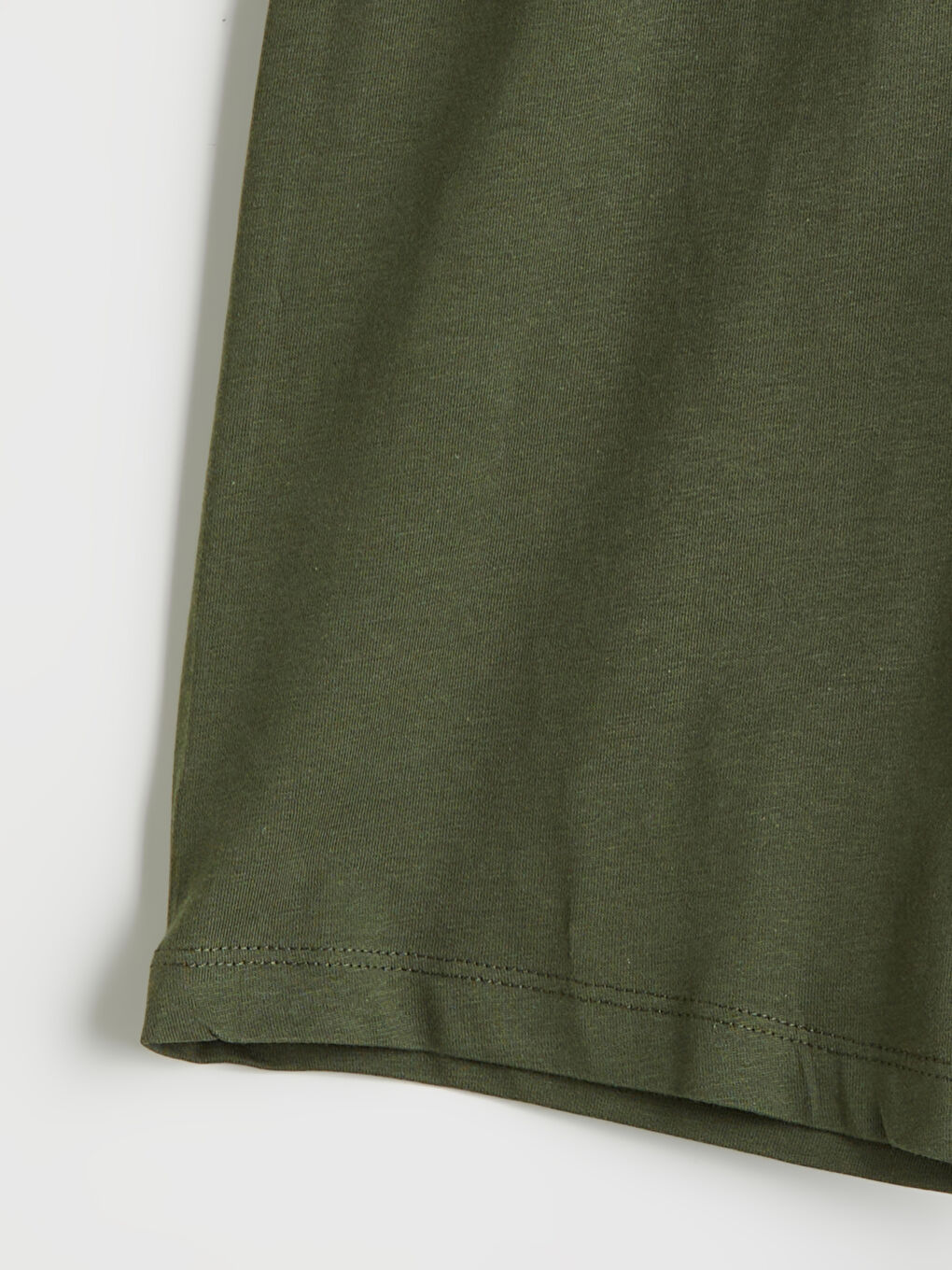 Haki Beli Lastikli Erkek Çocuk Pijama Şort-1