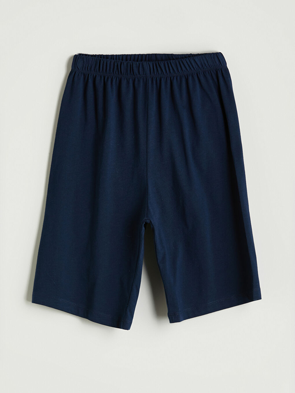 Lacivert Beli Lastikli Erkek Çocuk Pijama Şort