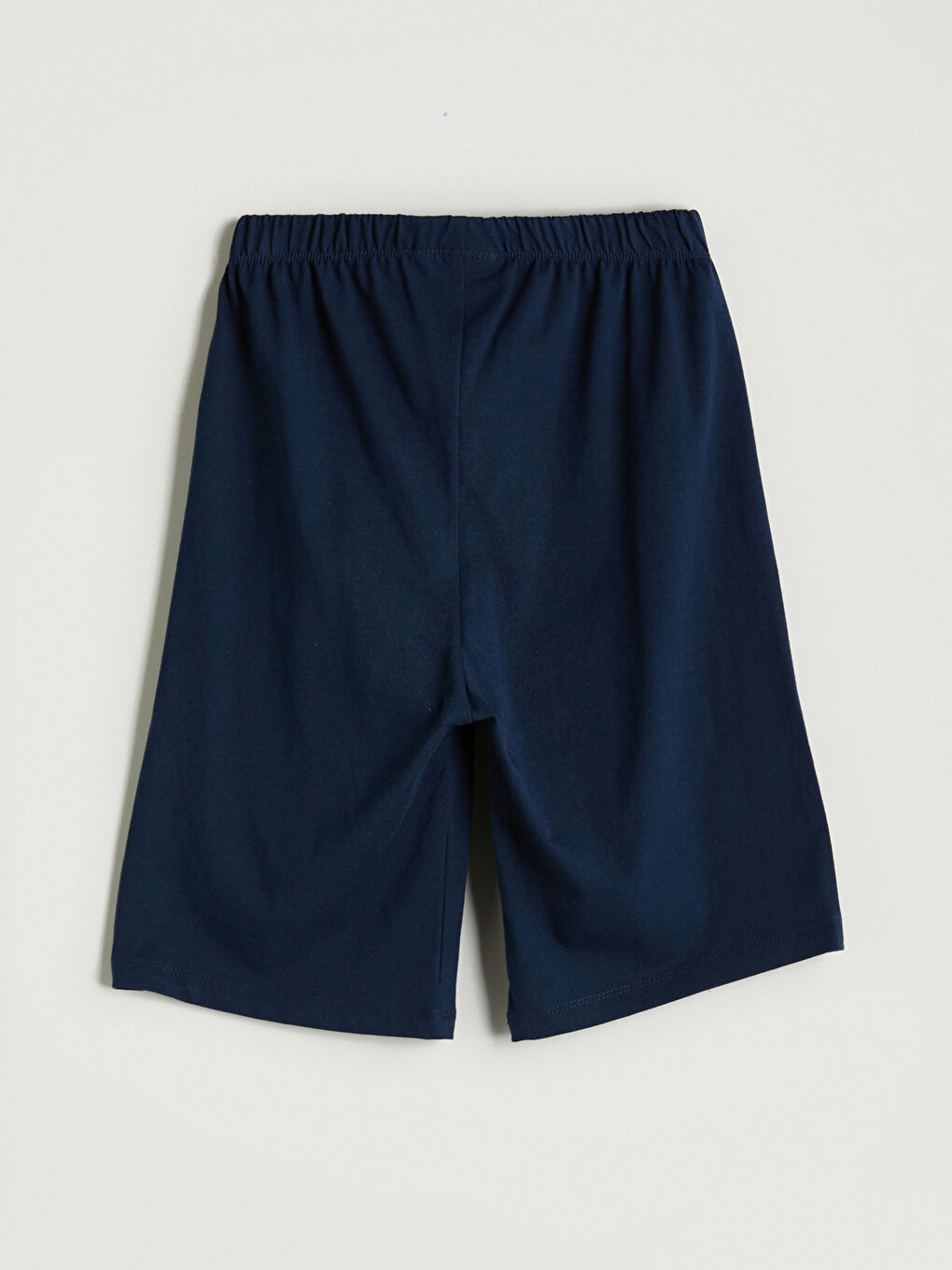 Lacivert Beli Lastikli Erkek Çocuk Pijama Şort-2