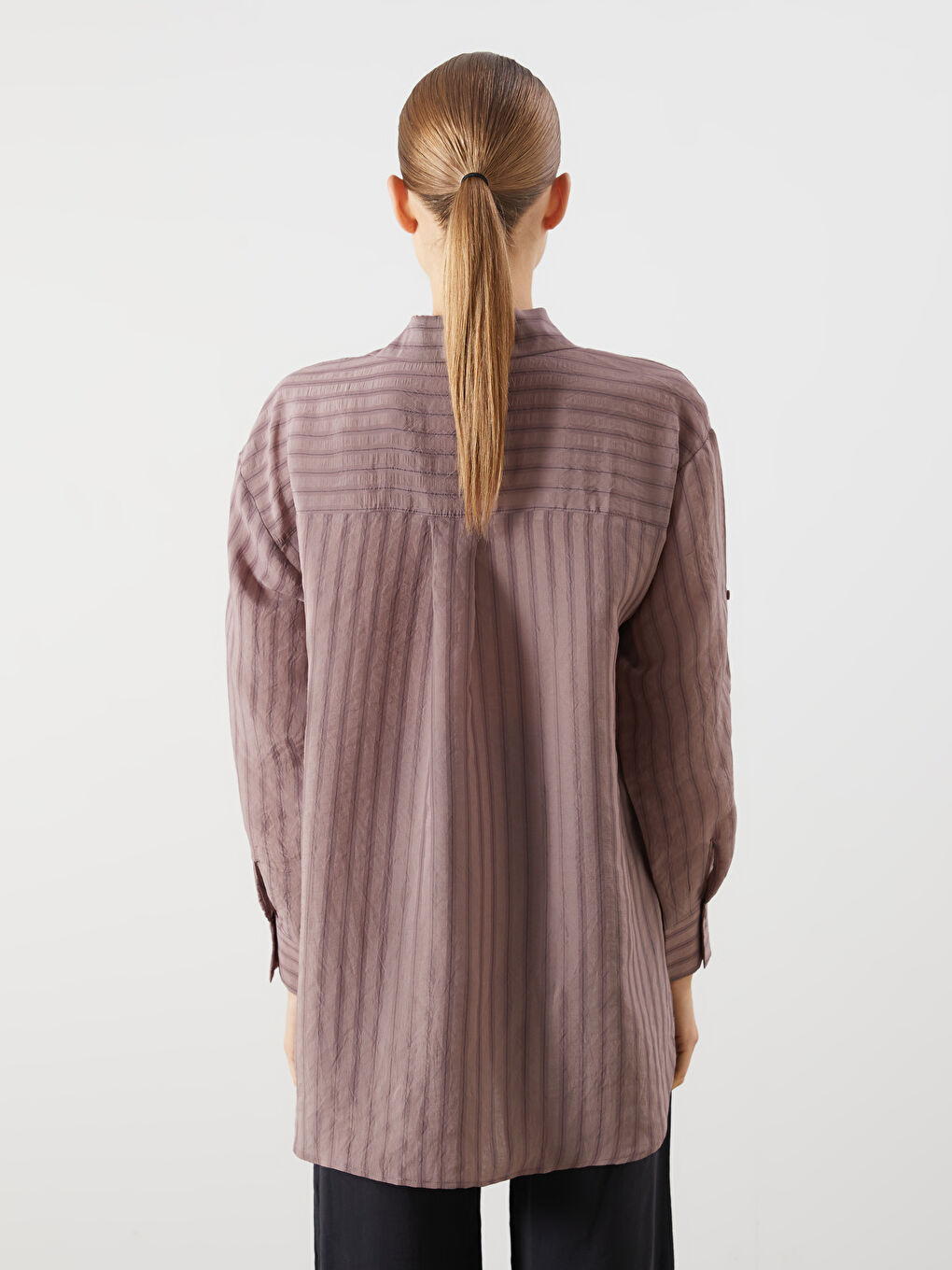 LCW Vision Striped Women's Shirt -S5PV71Z8-LEW