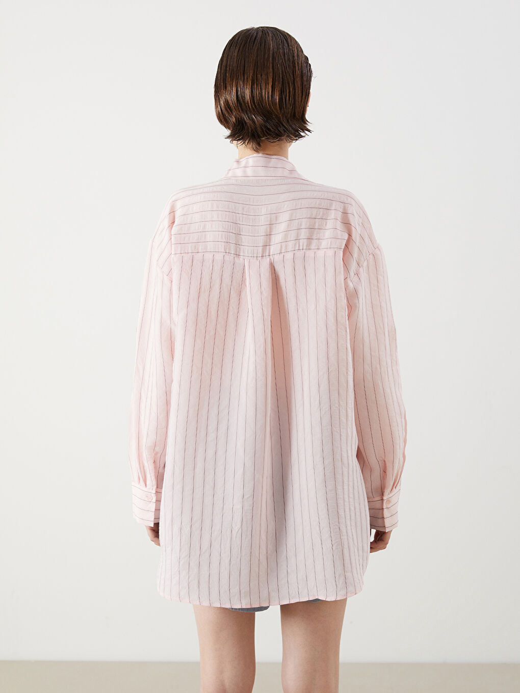 LCW Vision Striped Women's Shirt -S5PV71Z8-LHK