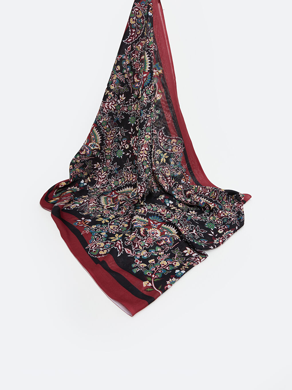 Patterned Women's Scarf -S5PY20Z8-LQV