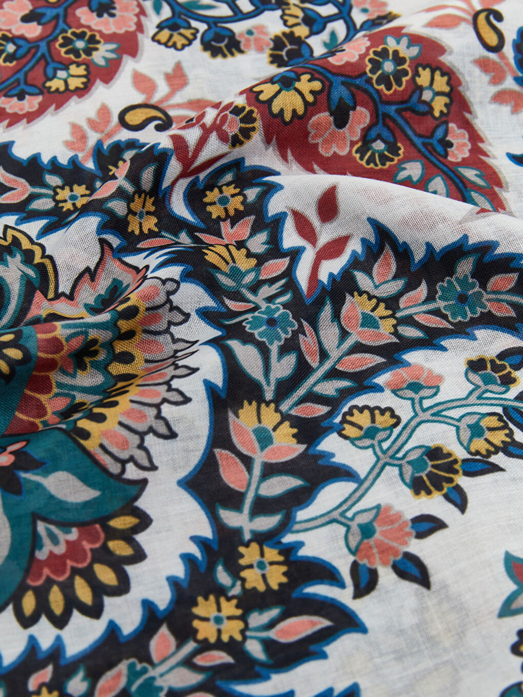 Patterned Women's Scarf -S5PY20Z8-LQX