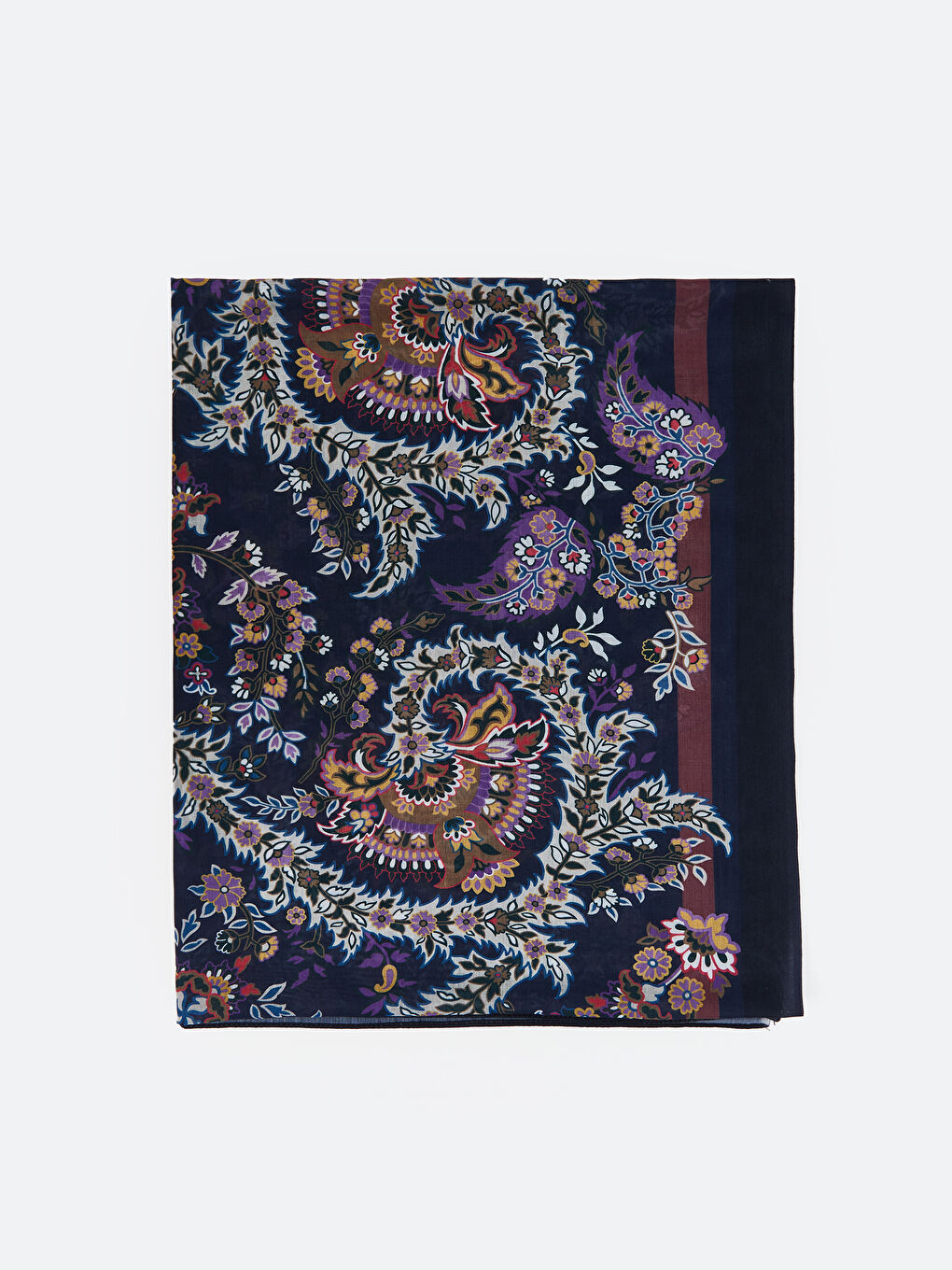 Patterned Women's Scarf -S5PY20Z8-LSJ