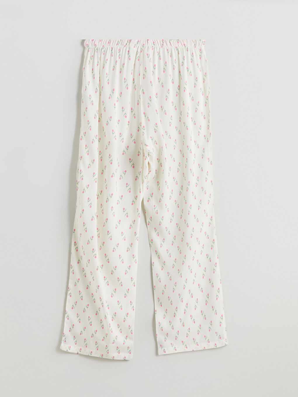Crew Neck Embroidered Women's Pyjama Set -S5PY30Z8-LRA