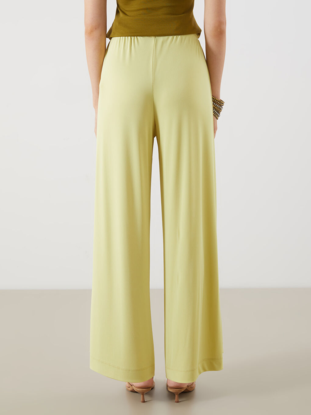LCW Vision Elasticated Waist Women's Trousers -S5PY40Z8-FKB