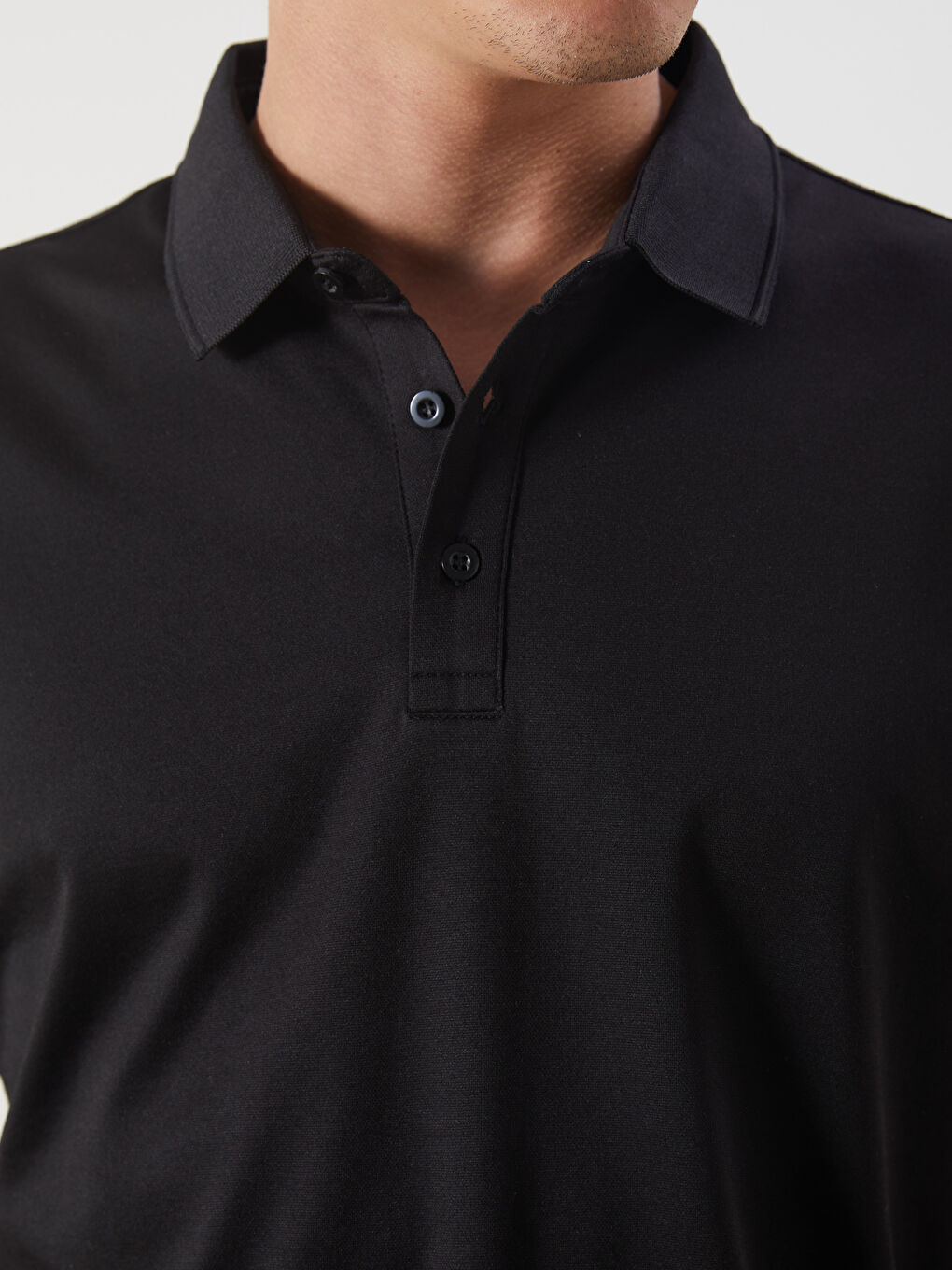 Polo Neck Pique Men's T-Shirt -S5PY42Z8-CVL