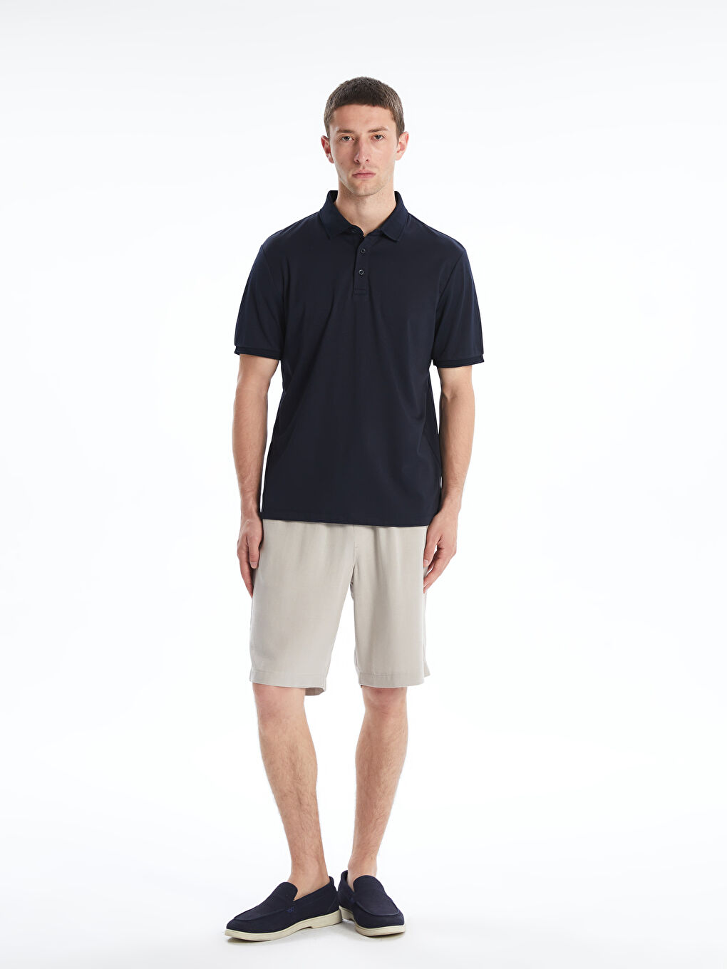 LCW Vision Polo Neck Pique Men's T-Shirt -S5PY42Z8-RFH