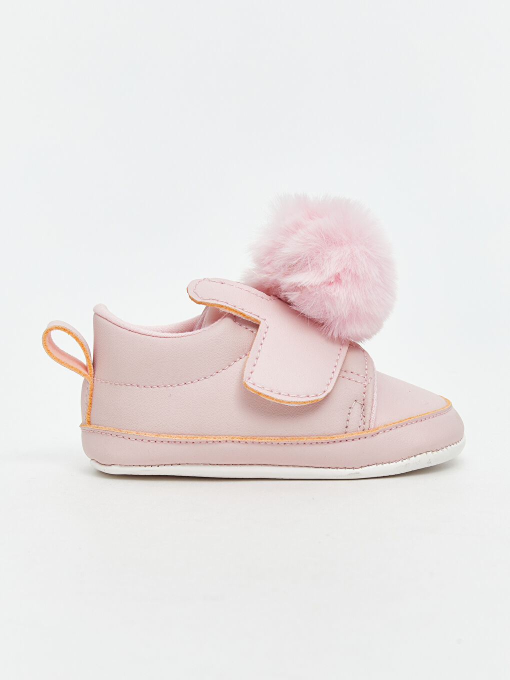 Pembe Cırt Cırtlı Kız Bebek Yürüme Öncesi Ayakkabı-1