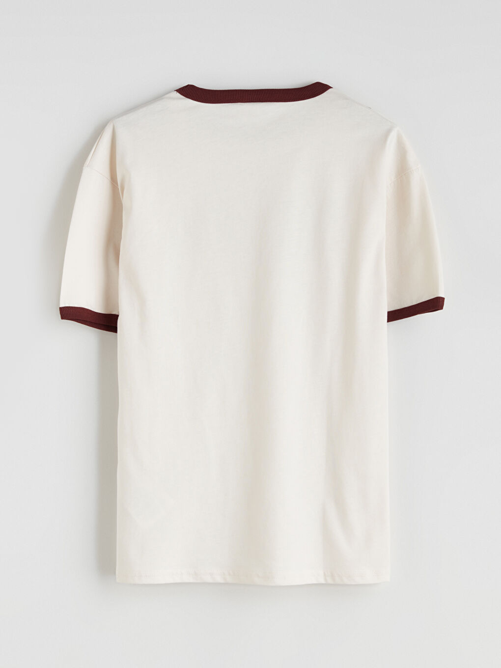 Bej Bisiklet Yaka New York Baskılı Erkek Çocuk Tişört-2