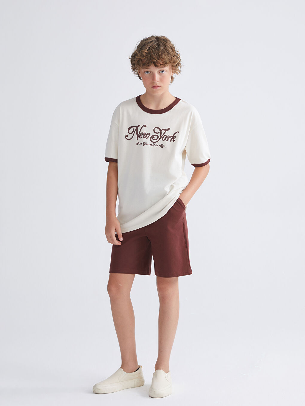 LCW Kids Boy BEIGE Set -S5PY70Z4-FWM